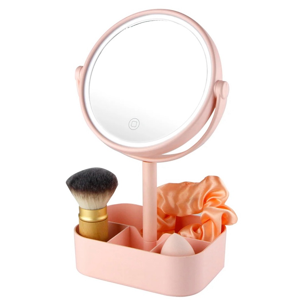 LED Vanity Mirror Circle Table Cosmetic Mirror